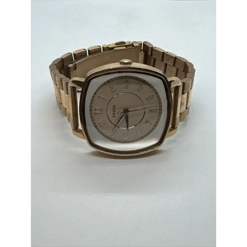 Fossil Idealist ES4195 Unisex Rose Gold Stainless Steel Analog Dial Watch JNA360